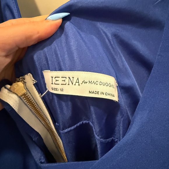 Mac Duggal Blue Sleeveless Dress - Picture 10 of 13